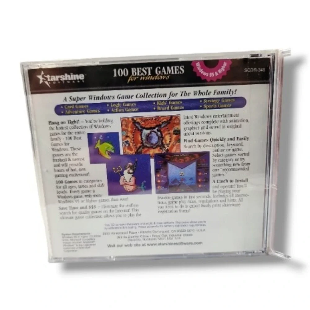 Twin-Pak 100 Best Windows And Arcade‎ Games CD-ROM Windows 95 Or Higher